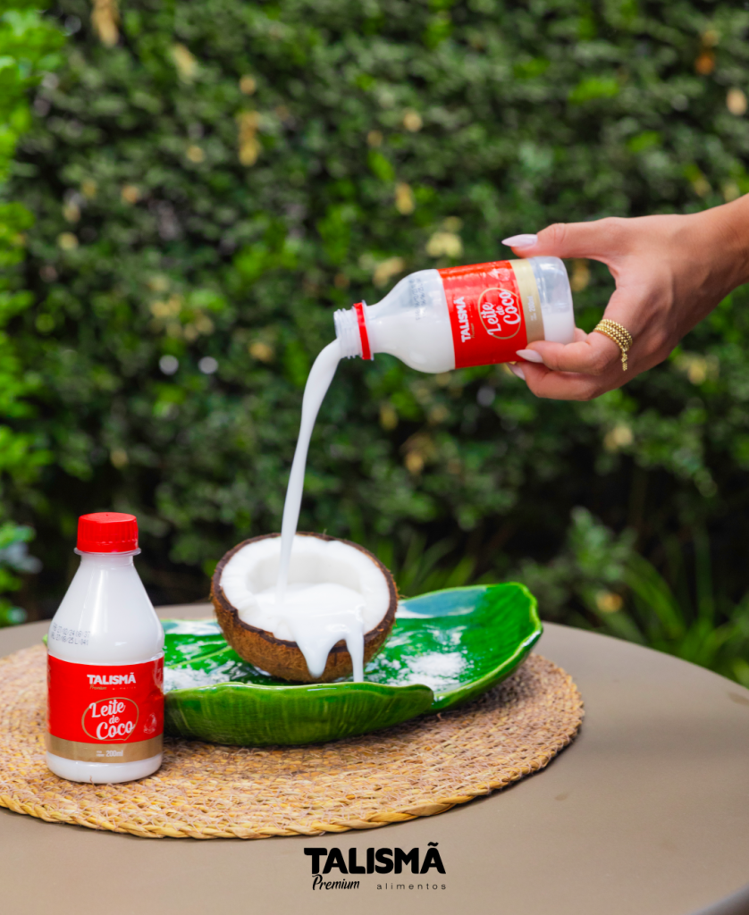 Linha de leite de coco Talismã