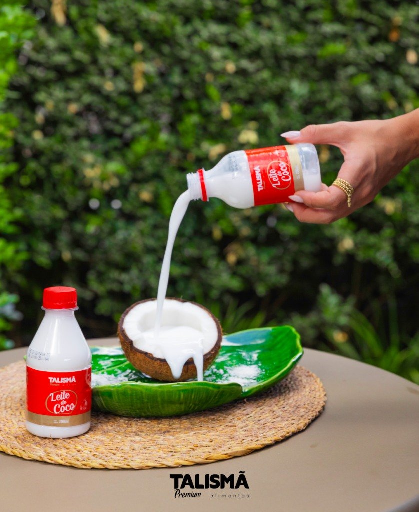 Produtos TALISMÃ em uma composição gastronômica