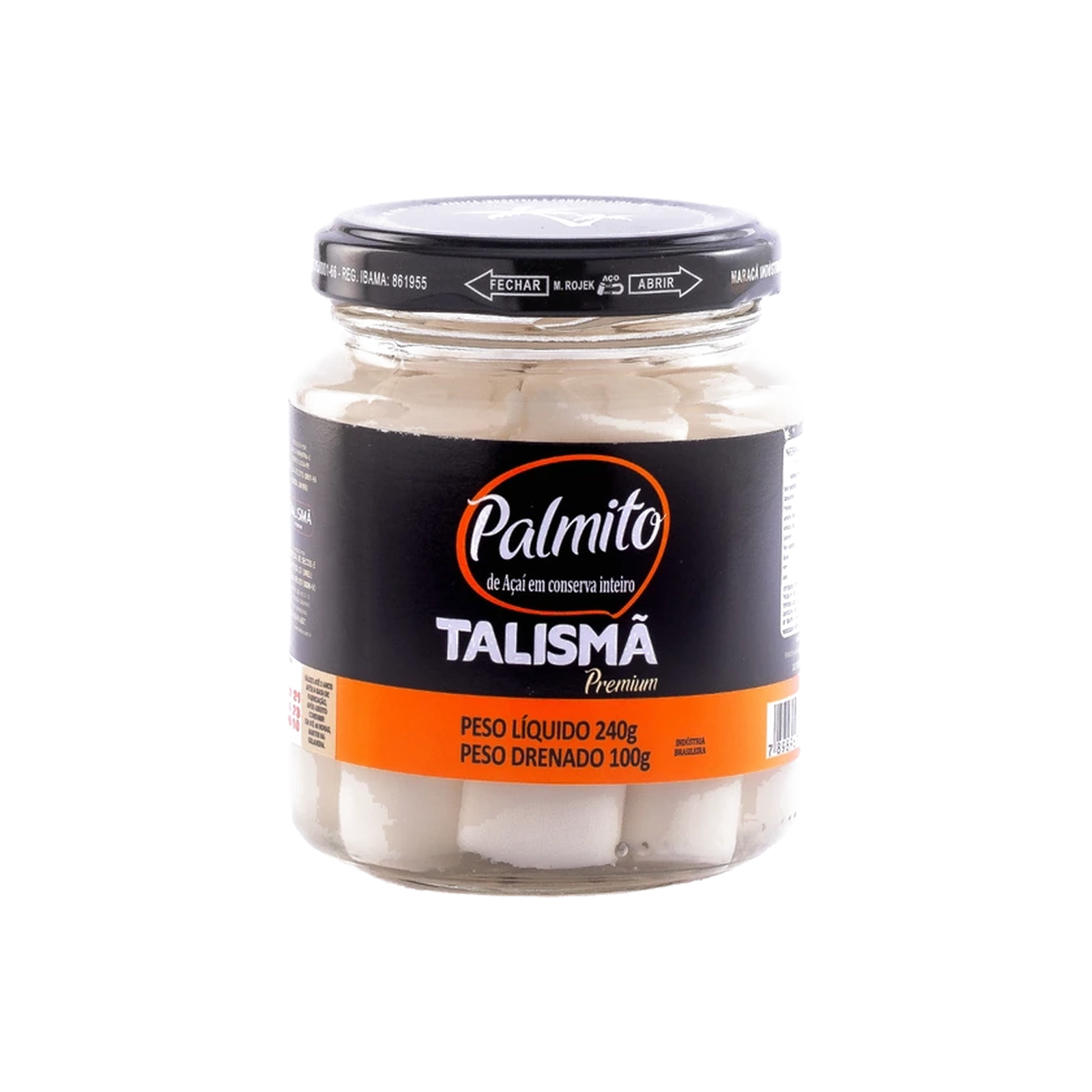 Palmito Talismã inteiro 100g