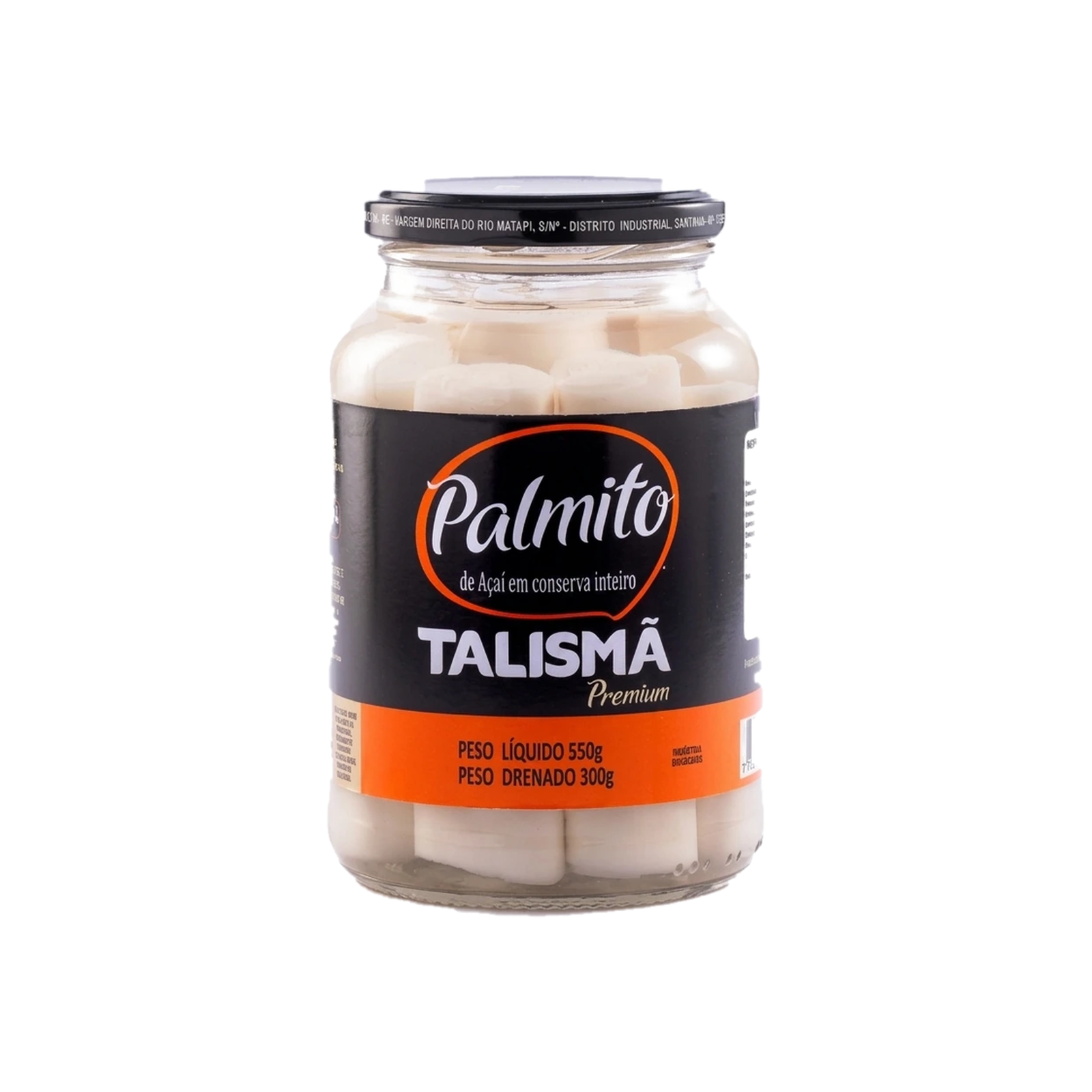 Palmito Talismã Inteiro 300g